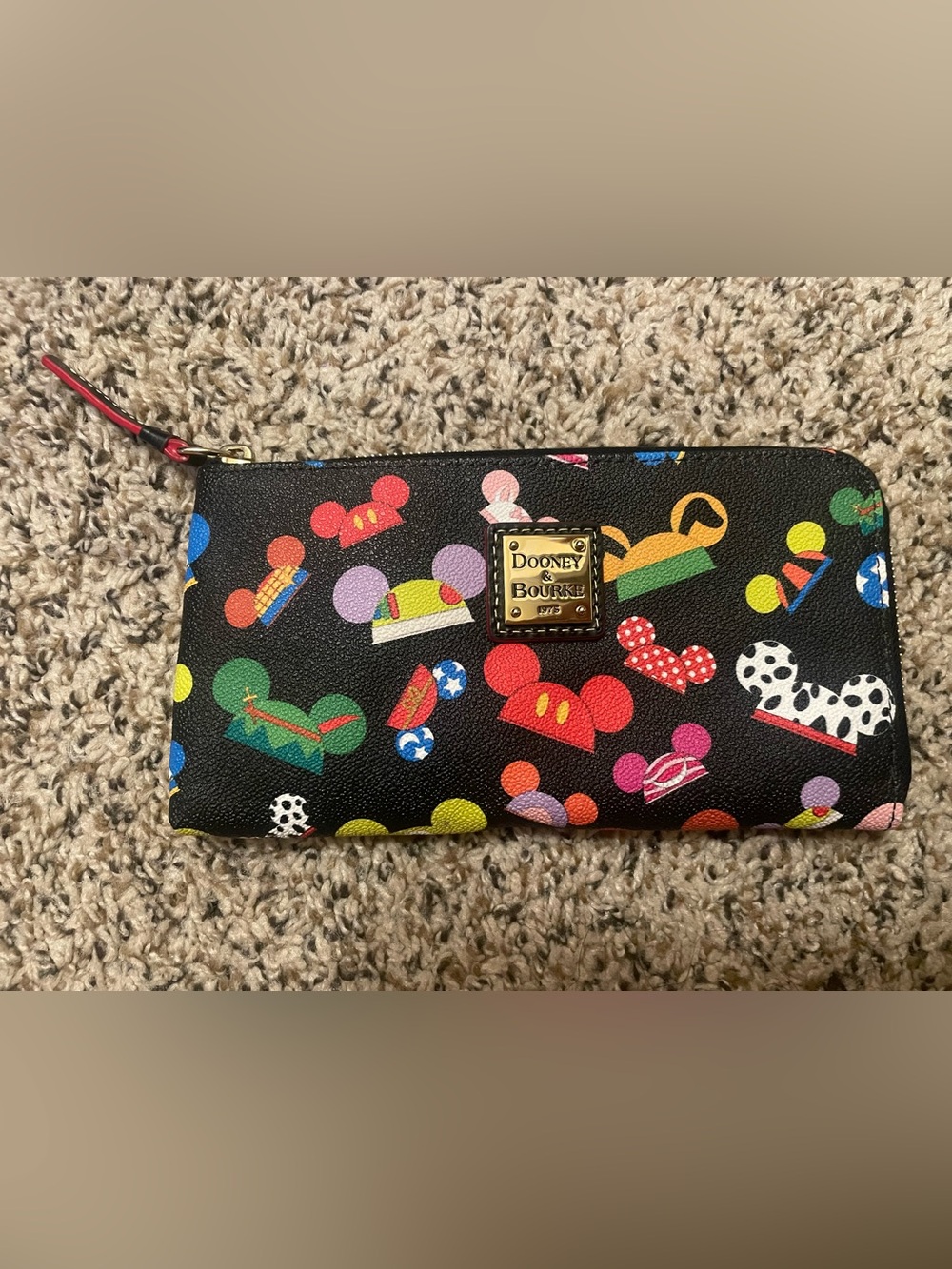 Disney Dooney & Bourke Ear Hat Wallet Rare HTF